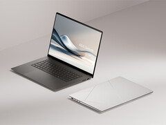 O novo Zenbook S16 apresenta um design atualizado e um aumento de 5 Wh na capacidade da bateria para 83 Wh. (Fonte da imagem: Asus)