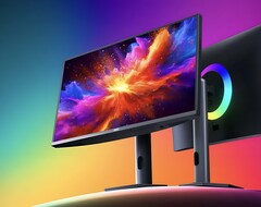 O HKC M10 Ultra é o primeiro monitor com um mini painel LED RGB. (Fonte da imagem: HKC via ITHome)