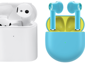 Vai ser Xiaomi Mi True Wireless Earphones 2 vs. OnePlus Buds. (Fonte da imagem: Xiaomi/OnePlus - editado)