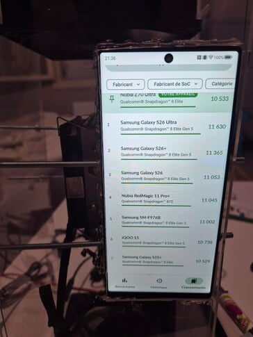 O Z70 Ultra modificado em um ranking não identificado do 3DMark
