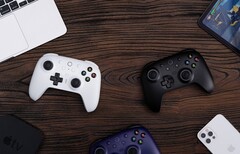 O controlador sem fio 8BitDo Ultimate 2 se conecta a dispositivos compatíveis via USB com fio, Bluetooth ou sem fio de 2,4 GHz. (Fonte da imagem: 8BitDo)