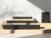 A família Sennheiser Ambeo com três soundbars e um subwoofer sem fio (Fonte da imagem: Sennheiser)