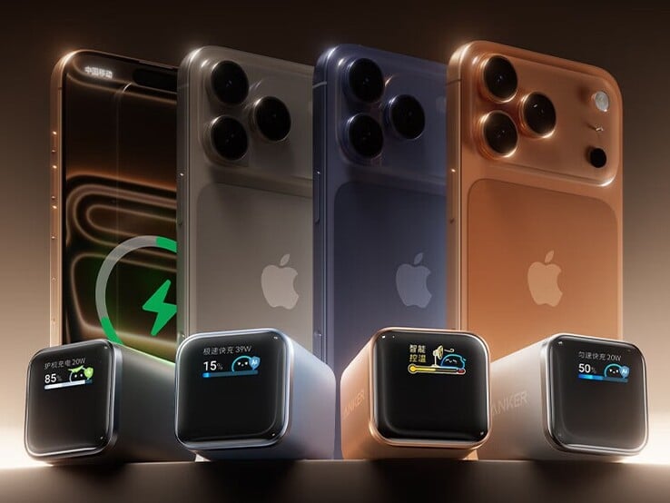 O Anker Nano Safe Charge (45W Max) vem em quatro cores. (Fonte da imagem: Anker)