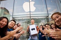 O Vision Pro teve um início morno, mas o Apple funciona em óculos inteligentes. (Fonte da imagem: Apple)