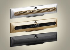 O Beosound Premiere apresenta um visual futurista em três cores. (Fonte da imagem: B&O)