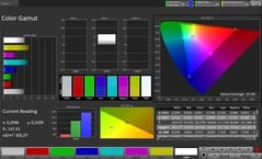 Espaço de cores CalMAN sRGB