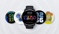 O DIZO Watch R tem um mostrador redondo AMOLED que mede 1,3 polegadas de diâmetro. (Fonte da imagem: Realme)