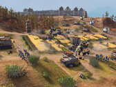 Um pouco de gameolay de AoE IV. (Fonte: Microsoft via NVIDIA)