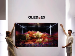 Os displays OLED.EX combinados com a tecnologia de microlentes poderão ser lançados no próximo ano. (Fonte de imagem: HDTVTest)