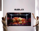 Os displays OLED.EX combinados com a tecnologia de microlentes poderão ser lançados no próximo ano. (Fonte de imagem: HDTVTest)