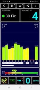 Teste de GPS ao ar livre