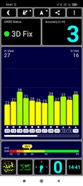 Recepção GPS ao ar livre