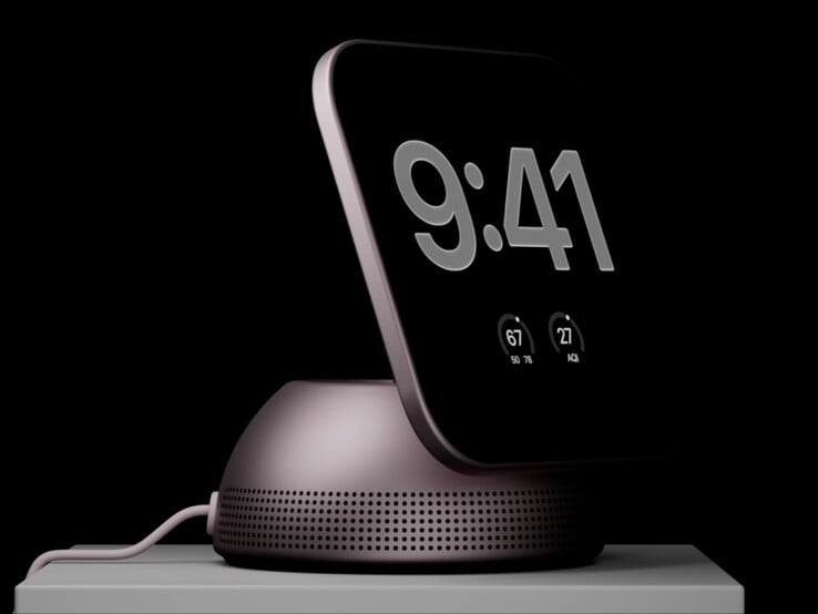 Renderização não oficial do futuro HomePad da Apple.