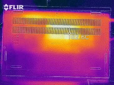 Lado inferior de geração de calor (carga)