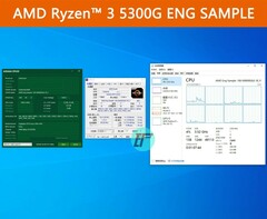 AMD Ryzen 3 5300G Amostra de Engenharia - CPU-Z. (Fonte da imagem: hugohk no eBay).