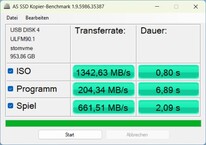 PicoDrive Thunderbolt 5: Cópia de SSD AS