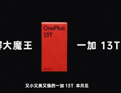 &quot;Pequeno, poderoso e bonito OnePlus 13T. Vejo o senhor este mês.&quot; (Fonte da imagem: OnePlus) 