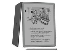 O Kindle Scribe sem luz frontal tem uma tela de 11 polegadas.