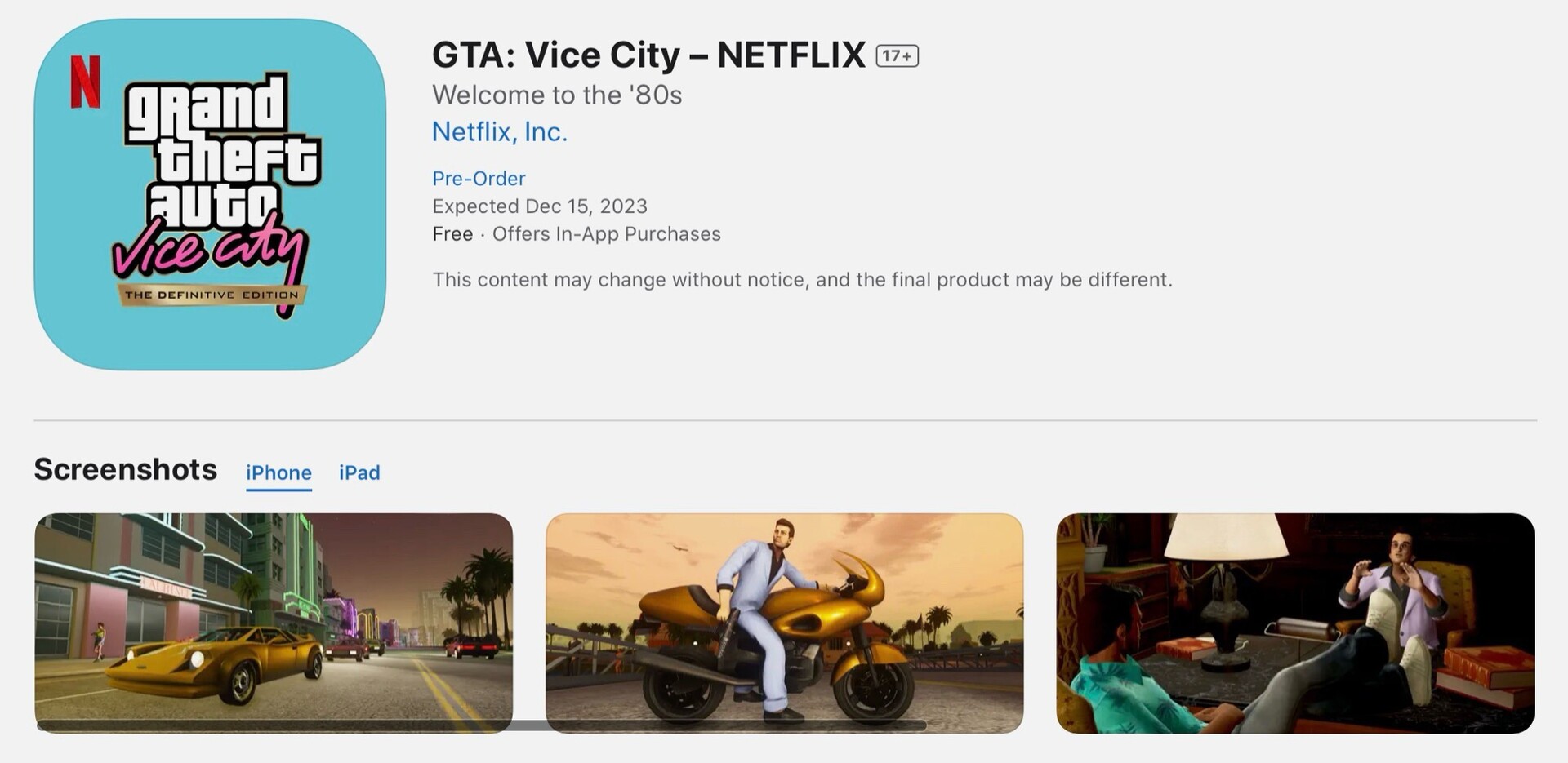 Netflix irá adicionar GTA: The Trilogy à sua biblioteca de jogos