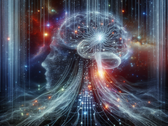 De acordo com o cientista cognitivo Dobromir Rahnev, o upload da mente pode se tornar uma realidade nos próximos 100 a 200 anos. (Fonte da imagem: DallE3)
