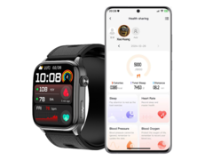 O Rogbid Rowatch D2 (foto) também vem com monitoramento de ECG. (Fonte da imagem: Rogbid)