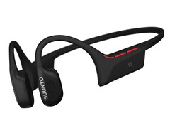 Os robustos fones de ouvido de condução óssea Suunto Wing 2 foram projetados para manter a segurança dos corredores em trilhas com luzes LED para segurança. (Fonte da imagem: Suunto)