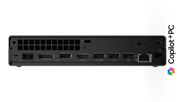 O ThinkCentre Neo 55q Gen 6 tem uma infinidade de portas na parte traseira. (Fonte da imagem: Lenovo)