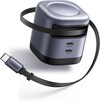 Outra versão do carregador de cabo retrátil Ugreen Nexode 45W com duas portas USB-C. (Fonte da imagem: Ugreen)