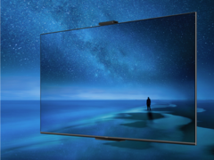 As TVs Huawei Smart Screen SE Pro 4K têm uma câmera integrada. (Fonte da imagem: Huawei)