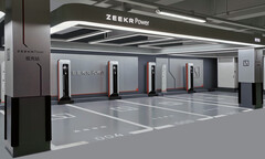 As estações de carga da VREMT poderiam ser atualizadas para 600 kW (imagem: Zeekr)