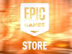 O próximo brinde para celular da Epic Games estará disponível até a última quinta-feira do mês, com o logotipo na foto. (Fonte da imagem: Epic Games Store - editado) 
