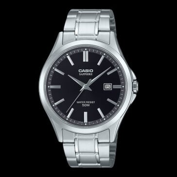 Casio MTS-115D-1AV (mostrador preto). (Fonte da imagem: Casio)