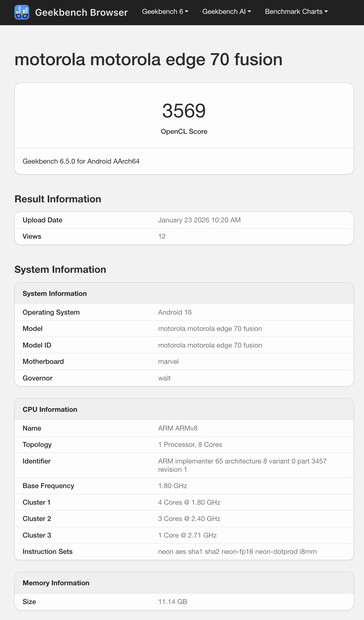 (Fonte da imagem: Geekbench)