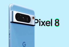 A série Pixel 8 estará disponível em uma atraente cor azul. (Fonte da imagem: @EZ8622647227573)
