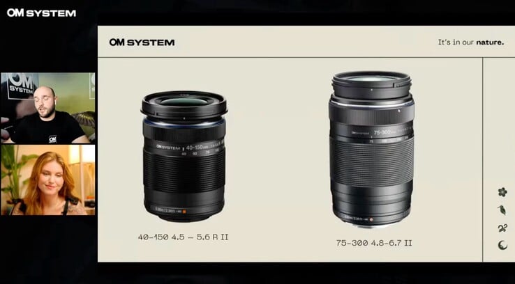 A objetiva zoom de 40 – 150 mm também deverá ganhar uma nova versão.