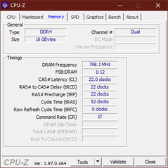 Memória CPU-Z