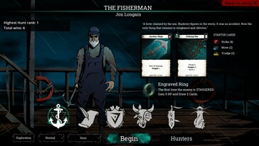 Na foto: Uma captura de tela do jogo Hunt the Pale Gods.