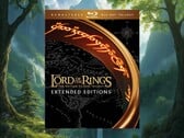 O Blu-ray das Edições Estendidas de O Senhor dos Anéis em exibição