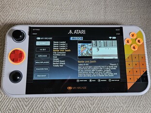 O menu das outras coleções de jogos no Gamestation Go (Fonte da imagem: Marc Zander, Notebookcheck)