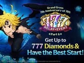 Seven Deadly Sins: Grand Cross 7º aniversário Perfect 7 update key art.