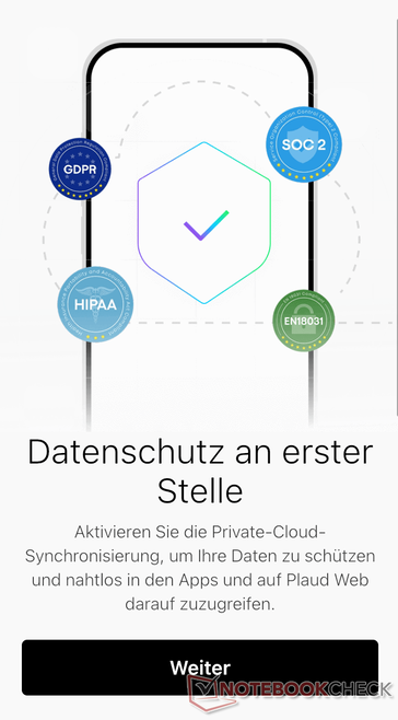 O Plaud Note Pro está bem posicionado no que diz respeito à proteção de dados.