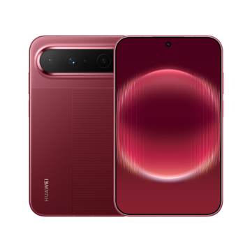 O Huawei Pura X View na cor Leaping Shadow Red