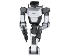 A atualização do RB-Y1 adiciona rodas Mecanum, controle VR e SDK para pesquisadores e parceiros (Fonte da imagem: Rainbow Robotics)