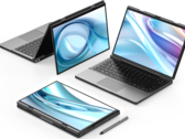 O laptop de tela dupla GPD DUO suporta GPUs externas através da porta OCuLink (Fonte: GPD) 