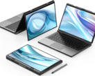 O laptop de tela dupla GPD DUO suporta GPUs externas através da porta OCuLink (Fonte: GPD) 