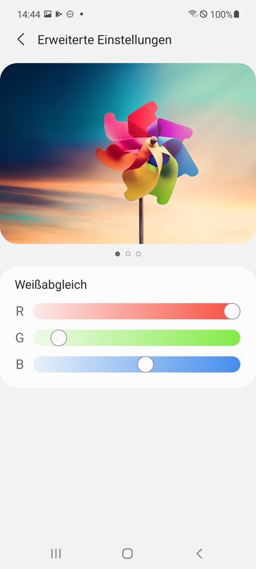 Nossas configurações para o modo de imagem "Natural" (parte 2)