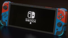 Nintendo Switch 2, um conceito de renderização em leque criado por DZ Migo.