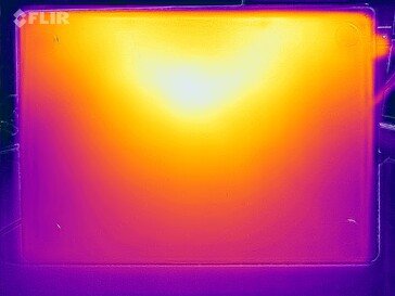 Mapa de calor do estresse (parte inferior)