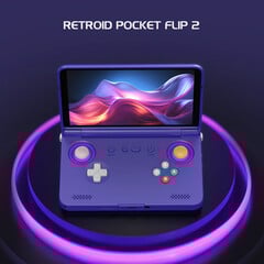 A versão Dimensity 1100 do Pocket Flip 2 chegou em quatro cores de lançamento. (Fonte da imagem: Retroid)
