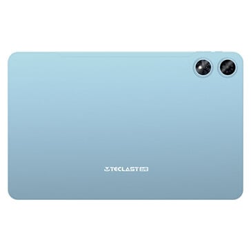 O Teclast M60 visto pela parte traseira, com sua configuração de câmera dupla